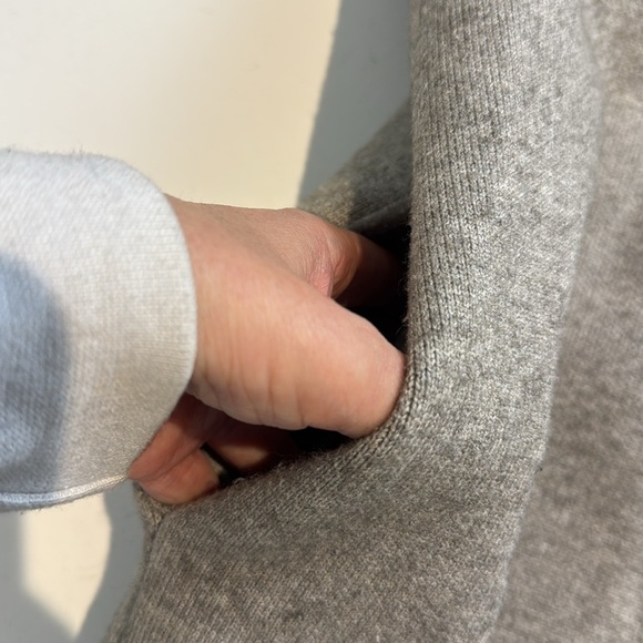 Anthropologie Little Lies Grey Open Cardigan/Coatigan Size S/M - Picture 5 of 8